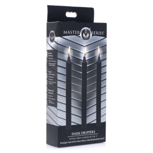 Fetish Drip Candles 3pk - Black Fetish Drip Candles 3pk - Black