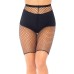 Industrial Fishnet Biker Shorts - One Size - Black Industrial Fishnet Biker Shorts - One Size - Black
