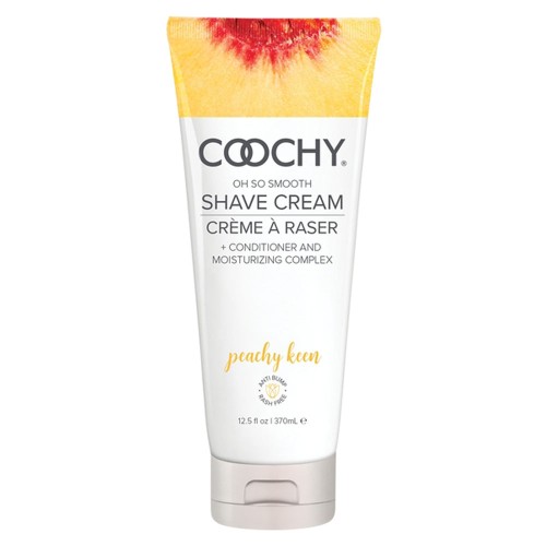 Coochy Oh So Smooth Shave Cream - Peachy Keen 12.5 Fl Oz 370ml Coochy Oh So Smooth Shave Cream - Peachy Keen 12.5 Fl Oz 370ml