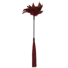 Sex and Mischief Enchanted Feather Tickler - Burgundy Sex and Mischief Enchanted Feather Tickler - Burgundy