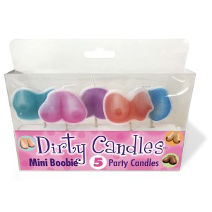 Dirty Boob Candles 5 Party Candles Dirty Boob Candles 5 Party Candles