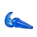 B Yours - Large Anal Plug - Blue B Yours - Large Anal Plug - Blue
