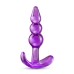 B Yours - Triple Bead Anal Plug - Purple B Yours - Triple Bead Anal Plug - Purple