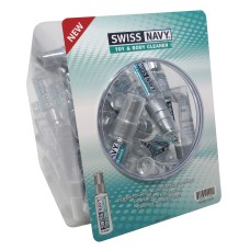 Swiss Navy Toy and Body Cleaner 1oz 50pc Fishbowl Swiss Navy Toy and Body Cleaner 1oz 50pc Fishbowl