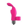 The 9's Flirt Bunny Finger Vibrator - Pink