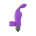 The 9's Flirt Finger Bunny Finger Vibrator - Purple