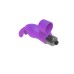 The 9's Flirt Finger Bunny Finger Vibrator - Purple
