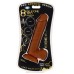 Pro Sensual Premium Silicone 8 Inch Dong With 3 Cockrings - Brown Pro Sensual Premium Silicone 8 Inch Dong With 3 Cockrings - Brown