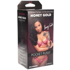 Signature Strokers - Honey Gold - Ultraskyn Pocket Pussy Signature Strokers - Honey Gold - Ultraskyn Pocket Pussy