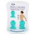 Cloud 9 Health and Wellness Nipple and Clitoral Massager Suction Set - Teal