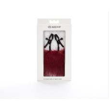 Sex and Mischief Enchanted Feather Nipple Clamps - Burgundy Sex and Mischief Enchanted Feather Nipple Clamps - Burgundy