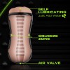 M for Men - Soft and Wet - Pussy With Pleasure Ridges - Self Lubricating Stroker Cup - Vanilla