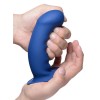 Squeezable Thick Phallic Dildo - Blue