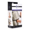 10x Groove Harness with Vibrating & Rotating Dildo - Flesh