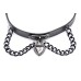 Gothic Heart Chain Choker