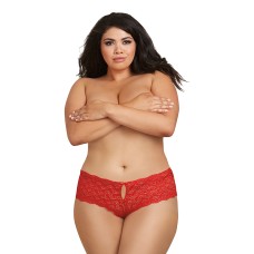 Open Back Panty - Red - 1x Open Back Panty - Red - 1x