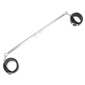 Expandable Spreader Bar Set 24 Inches - 36 Inches With Detachable Leatherette Cuffs Expandable Spreader Bar Set 24 Inches - 36 Inches With Detachable Leatherette Cuffs