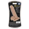 Pro Sensual Series 6 Inch Silicone Pro Odorless Dong - Tan Pro Sensual Series 6 Inch Silicone Pro Odorless Dong - Tan