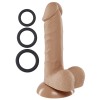 Pro Sensual Series 6 Inch Silicone Pro Odorless Dong - Tan Pro Sensual Series 6 Inch Silicone Pro Odorless Dong - Tan