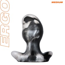 Ergo Butt Plug - Medium - Platinum Swirl Ergo Butt Plug - Medium - Platinum Swirl