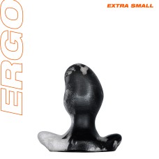 Ergo Butt Plug - Extra Small - Platinum Swirl Ergo Butt Plug - Extra Small - Platinum Swirl