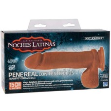Noches Latinas Ultraskyn Pene Real Con Testiculos - 6 Inch