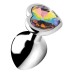 Rainbow Prism Heart Anal Plug - Medium