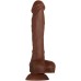 Real Supple Silicone Poseable Dark 8.25 Inch