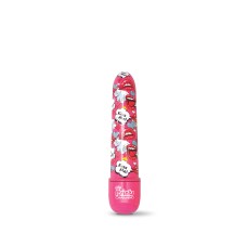 Prints Charming Pop Tease 5 Inch Mini Vibe - Kiss Me - Pink Prints Charming Pop Tease 5 Inch Mini Vibe - Kiss Me - Pink
