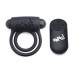 Bang - Silicone Cock Ring and Bullet With Remote Control - Black
