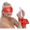 Bang - Naughty Holiday Kit - Wrist Ties XL Bullet and Blindfold