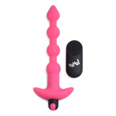 Bang - Vibrating Silicone Anal Beads and Remote Control - Pink Bang - Vibrating Silicone Anal Beads and Remote Control - Pink
