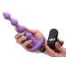 Bang - Vibrating Silicone Anal Beads and Remote Control - Purple