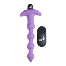 Bang - Vibrating Silicone Anal Beads and Remote Control - Purple Bang - Vibrating Silicone Anal Beads and Remote Control - Purple