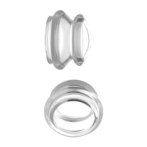 Clear Plunger Silicone Nipple Suckers - Small Clear Plunger Silicone Nipple Suckers - Small