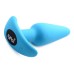 21x Silicone Butt Plug With Remote - Blue 21x Silicone Butt Plug With Remote - Blue