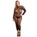 Unleash Me Keyhole Dragon Footless Bodystocking -  Queen Size