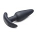 21x Silicone Butt Plug With Remote - Black 21x Silicone Butt Plug With Remote - Black