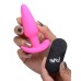 21x Silicone Butt Plug With Remote - Pink 21x Silicone Butt Plug With Remote - Pink