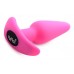 21x Silicone Butt Plug With Remote - Pink 21x Silicone Butt Plug With Remote - Pink