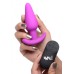 21x Silicone Butt Plug With Remote - Purple 21x Silicone Butt Plug With Remote - Purple