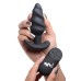 21x Silicone Swirl Plug With Remote -Black 21x Silicone Swirl Plug With Remote -Black