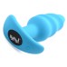 21x Silicone Swirl Plug With Remote - Blue 21x Silicone Swirl Plug With Remote - Blue