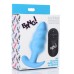 21x Silicone Swirl Plug With Remote - Blue 21x Silicone Swirl Plug With Remote - Blue