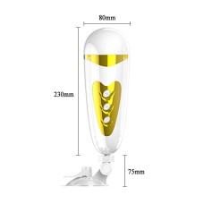 Pretty Love Sally - Vagina - White/ Gold