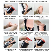 Pretty Love Ozzy - Vagina - Black/ Red Pretty Love Ozzy - Vagina - Black/ Red