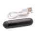 10x Rechargeable Vibrating Metallic Bullet - Black