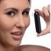 10x Rechargeable Vibrating Metallic Bullet - Black 10x Rechargeable Vibrating Metallic Bullet - Black