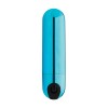 10x Rechargeable Vibrating Metallic Bullet - Blue