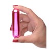 10x Rechargeable Vibrating Metallic Bullet - Pink